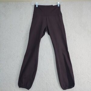 Offline by Aerie Leggings Womens M Hi-Rise Jogger Ankle Elastic Cuff Brown